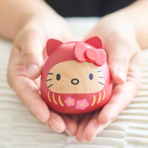 サンリオ 木製だるま (キティ マイメロディ ...の詳細画像1