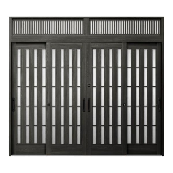 玄関引き戸JS 14P型 W260/351×H23 玄関引戸 4枚建 ランマ付 LIXIL リクシル...