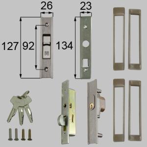 LIXIL/TOSTEM製玄関引戸(引き戸)用召合錠 内外錠 L2Y17｜alumidiyshop