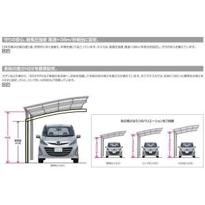 売れ筋値引きする カーポート 2台駐車場 リクシル ネスカf 1台用 M合掌 30 30 57型 W5999 L5734 熱線吸収ポリカーボネート屋根材 車庫 ガレージ 本体 旧ネスカfレギュラー 日本未発売