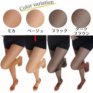 ミコプエラ 社交ダンス用 網タイツ 足裏パッド...の詳細画像1