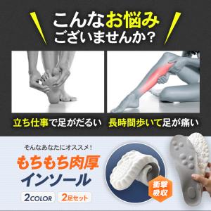 インソール 中敷き 靴 2足セット スニーカー...の詳細画像1
