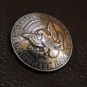 シルバー コンチョ 1ダラー モルガン イーグル コインコンチョ
