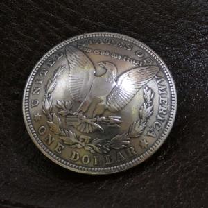 シルバー コンチョ 1ダラー モルガン コインコンチョ オールドコイン