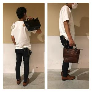 トートバック サドルレザー 革 レザー メンズ...の詳細画像2