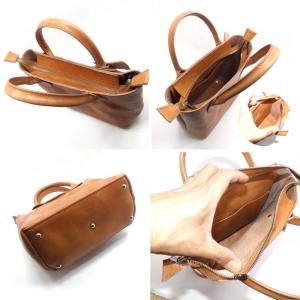 トートバック サドルレザー 革 レザー メンズ...の詳細画像5