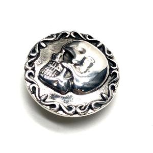 シルバー コンチョ ALZUNIロゴ 950 メンズ レディース 飾りボタン