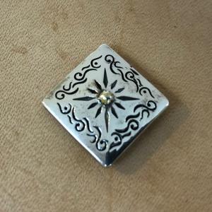 シルバー コンチョ クロス クロスボール 950 メンズ レディース 飾り