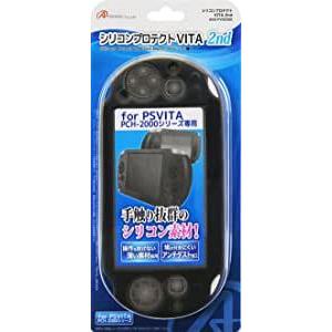 PS VITA(PCH-2000)用シリコンプロテクトPSVITA 2nd ANS-PV025BK