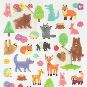 crux/クラックス　PETA COLLE シール　森の動物