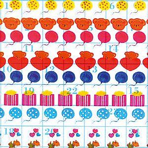 Oriental berry/オリエンタルベリー スケジュールシール クマ&amp;風船