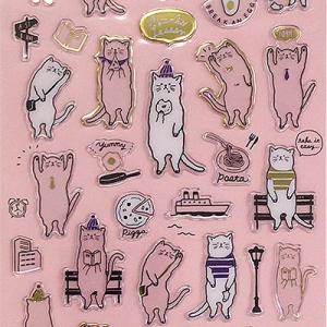 Q-LIA/クーリア あめちゃんシール　ニャンコ Lesson