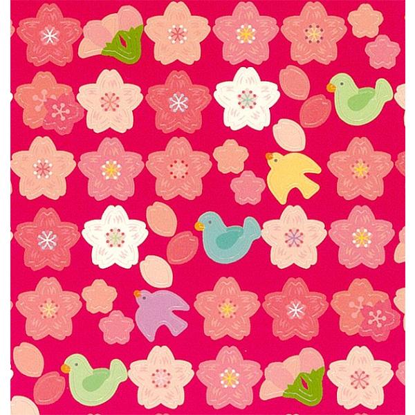 RYU-RYU/リュリュ Circle Seals 桜と小鳥