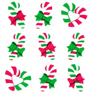 SandyLion/サンディライオン キャンディスティック/クリスマス/Candycanes & Bows｜amac-store