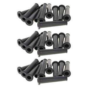 Utoolmart ストレインリリーフコードブーツ 30本入り ケーブルプロテクター ケーブルスリーブホース ケーブルス