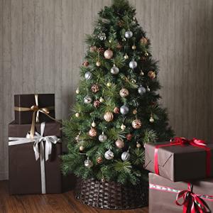Rocotto クリスマスツリー 120cm 150cm 180cm 2023年モデル 北欧風 おしゃれ ヌードツリー 木製 オーナメント付き リア?の商品画像