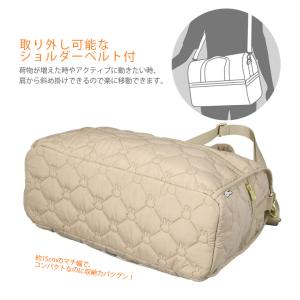 ミッフィー キルティングボストンバッグ ショル...の詳細画像3