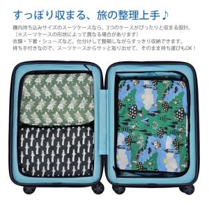 ムーミン トラベルインナーケース 3点セット ...の詳細画像2