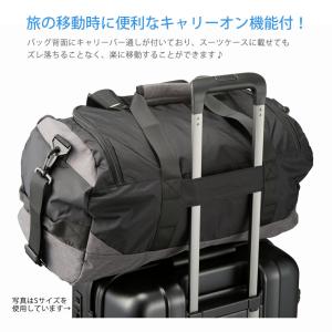 ボストンバッグ 旅行バッグ 折りたたみ 100...の詳細画像2