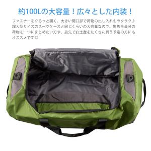 ボストンバッグ 旅行バッグ 折りたたみ 100...の詳細画像3