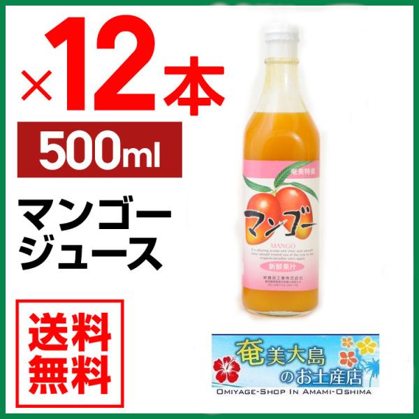 マンゴージュース ×12本 マンゴー 濃縮還元 栄食品 1ケース果実ジュース フルーツジュース ギフ...