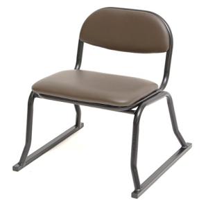 ビータ (Vita) 座椅子 ブラウン 本体サイズ (約) 1脚当たり/幅42×奥行42×高さ46.5 (座面高28) cmの商品画像