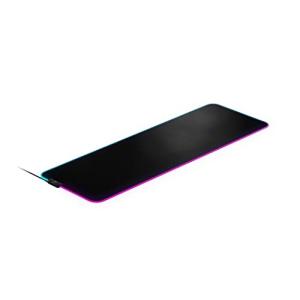 SteelSeries ゲーミングマウスパッド 2ゾーン RGB イルミネーション 9cm×30cm×0.4cm QcK Prism Cloth XL ブラックの商品画像