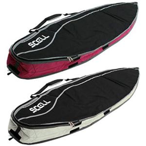 SCELLサーフボード ハードケース 6'7 グレー ショートボード
