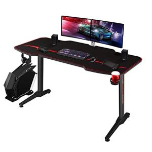 Victone ゲーミングデスク 140cm (幅) *60cm (奥行) パソコンデスク
