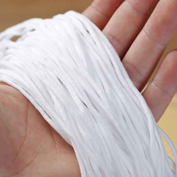 マスク用ゴム紐　約3MM×15Mカット 10点セット 150m ふんわりやわらかタイプ マスクゴム ...