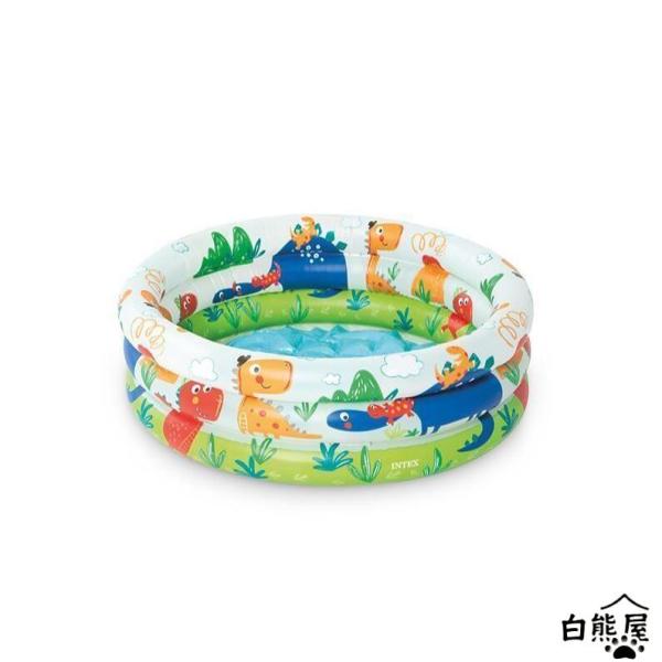 ビニールプール小さい赤ちゃん用ベビープールソフトクッション家庭用プールベランダくまうさぎ