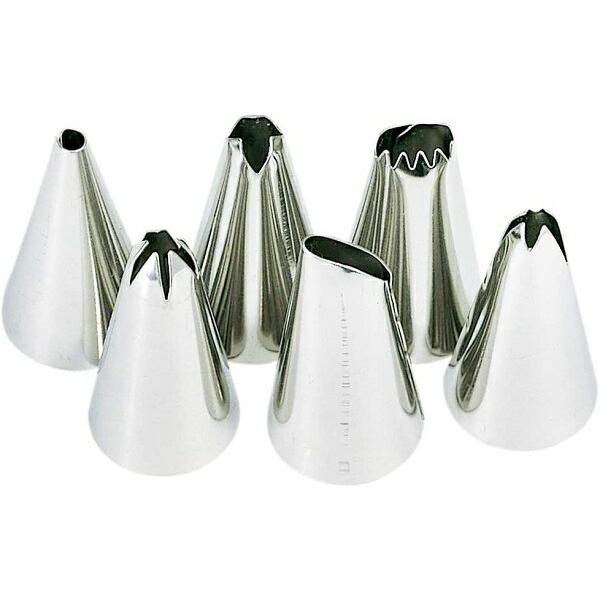 デコレーション 用 口金 6個 セット  House Select DL-6322 リボン ローズ ...