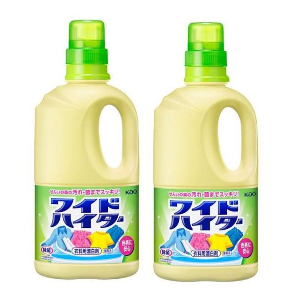 ワイドハイター 中 1000ml 酸素系漂白剤 液体タイプ  【×2個セット】