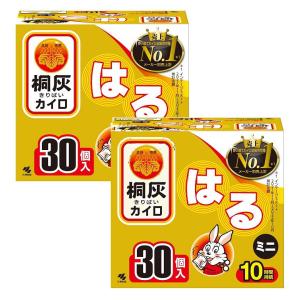 カイロ はる 貼る ミニ 30個入(函入) 桐灰...の商品画像