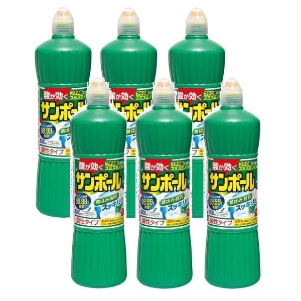サンポールV 1000mL トイレ掃除 尿石 キンチョー 大日本除虫菊  【×6個セット】