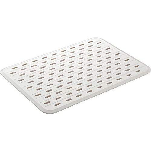 シンクマット ホワイト W32.5 D45 H0.9cm  ドレイナー リス