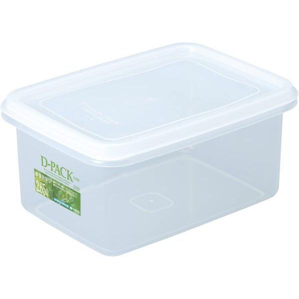 サンコープラスチック Dパック深ガタ 54487 D-8d 2.65L ナチュラル 054487