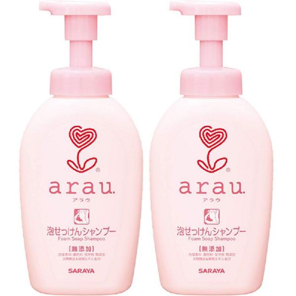 アラウ 泡せっけんシャンプー 本体 500ml  【×2個セット】