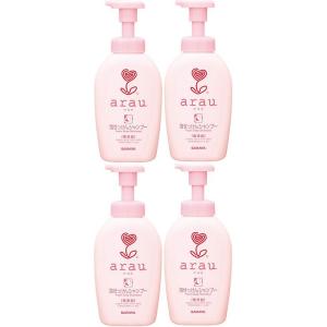 アラウ 泡せっけんシャンプー 本体 500ml  【×4個セット】