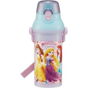 水筒 子供 直飲み プラスチック 480ml プリンセス 24年 ディズニー 女の子 食洗機対応 キ...
