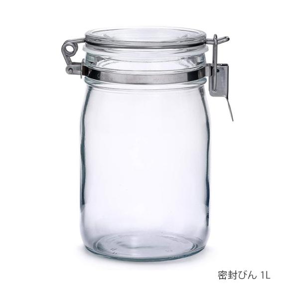 セラーメイト 密封びん 1L 日本製 220018 星硝 Seisho ボトル 保存容器 ガラス キ...