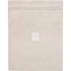 マーナ MARNA パン冷凍保存袋 アルミ袋 ジッパー付き ベージュ2枚入り  食パン袋  チャック...