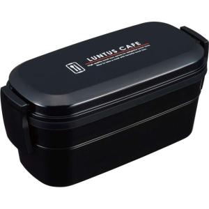 弁当箱 2段 ランタスCS CS-T600 ブラック 3521 スプーン お箸 バッグ付 600ml...