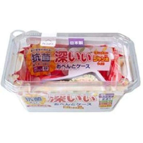 抗菌深いぃおべんとケース ジャンボ スクエア 22枚 5個セット東洋アルミ 17664
