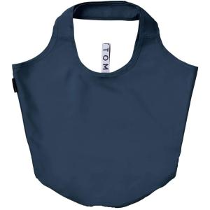 コンビニバッグ エコバッグ MO-1100-006 マイバッグ 男性  トレードワークス MOTTERU クルリト マルシェバッグ ネイビー ネイビー 16×9×9cm おし