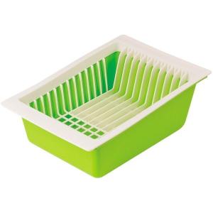 アウトレット パール金属 食器 水切り かご グリーン プリペア 日本製 H-5680｜Aマートeショップ