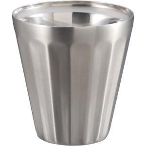 真空 ロック グラス 240ml UE-3228 ダブル ステンレス  パール金属