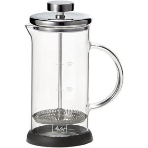 メリタ Melitta コーヒー メーカー フレンチプレス 73082　ガラス製 耐熱 分解洗浄 350ml 3杯用 スタンダード MJF-1701