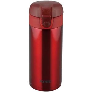水筒 FPR-6182 ワンタッチ栓マグ 370ml レッド  フォルテックパーク 和平フレイズ