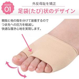 外反母趾 サポーター 外反母趾矯正 シリコン ...の詳細画像2